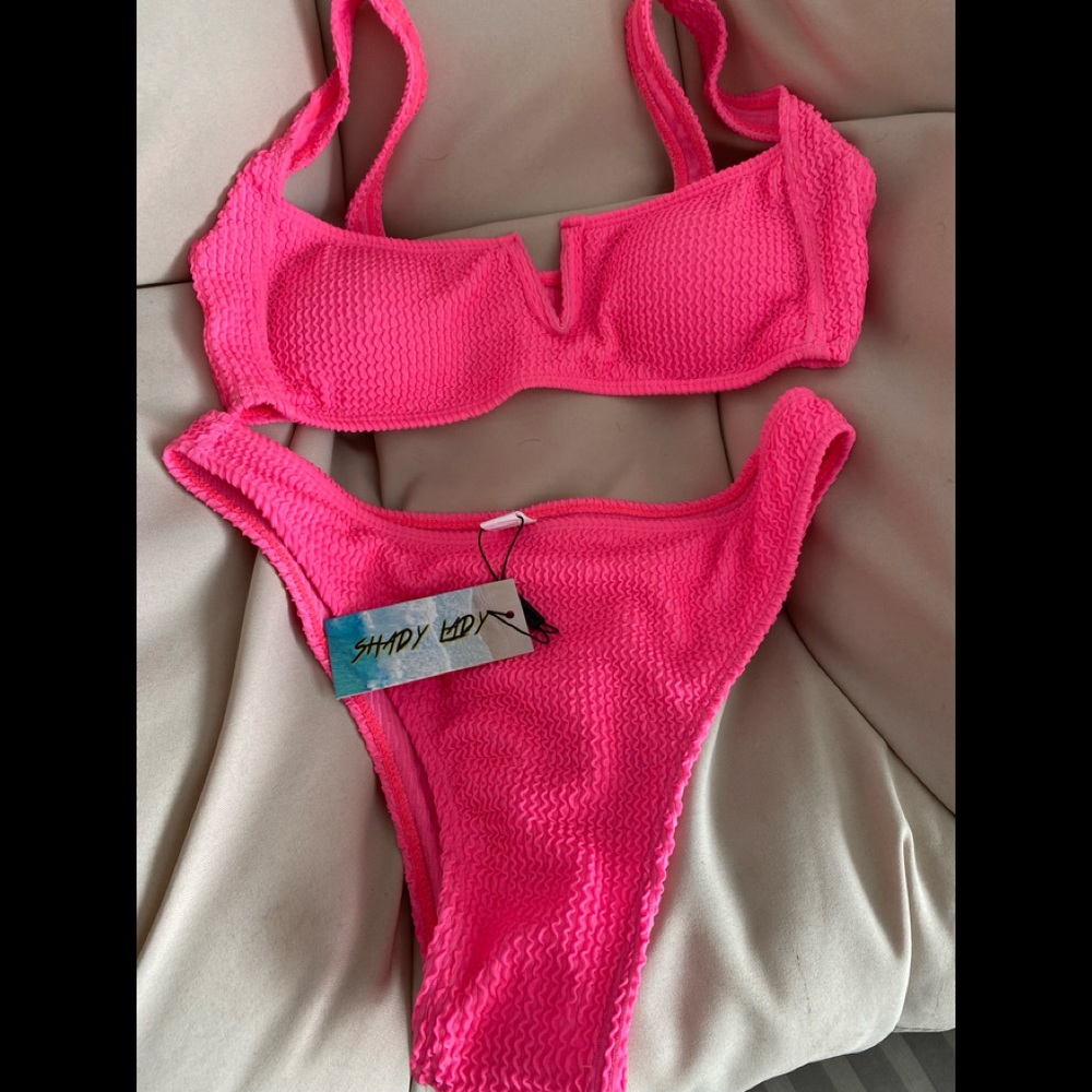 Shady Lady hot pink bikini - brand new with tags on